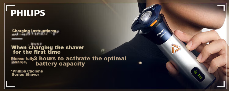PHILIPS Electric Shaver Cyclone 3 Series PRO Razor Windchase 6D Floating Blade Head Birthday Gift for Men Boyfriend Husband Father 2
