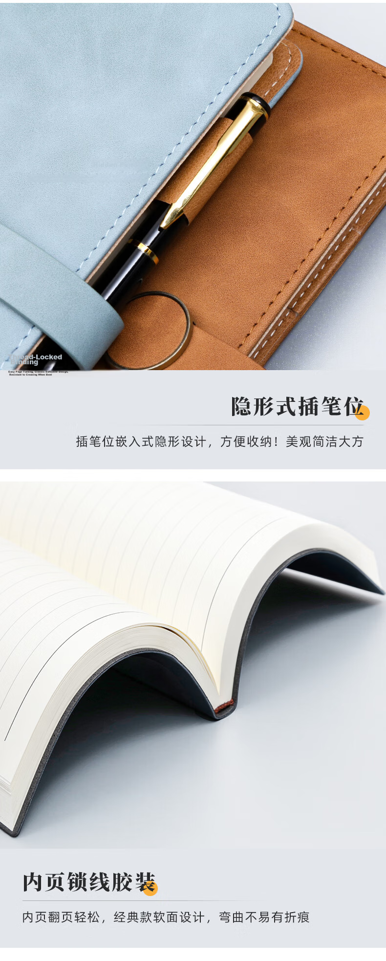 Weimei [5 Gift Box Set with Gift Bags], A5 Notebook, Thickened 200 Pages, Customizable Gift Box Set with Logo Printing, Business Gifts, National Day And Mid-Autumn Festival Gifts 6