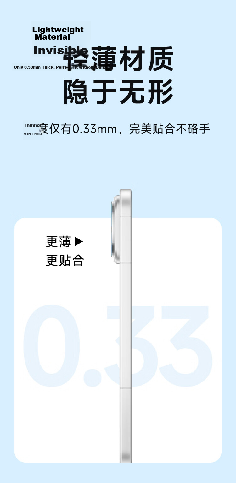KOOLIFE [Value Pack of 2] Compatible with Huawei nova16 Pro Lens Protector Film, Rear Camera Protective Film for nova16pro, AR Anti-Reflective, Ultra-Thin, High-Definition, Drop-Resistant, Anti-Finger 14