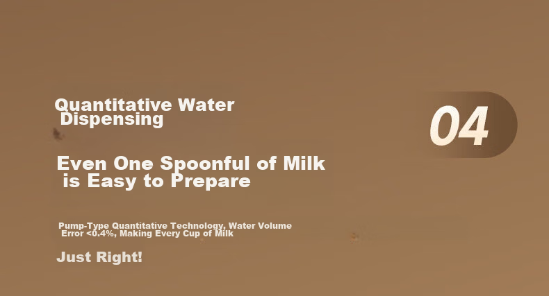 Quantitative Water Dispensing Baby Milk Maker Thermostatic Kettle Fully Automatic Water Supply Infant Milk Warmer Temperature Control Milk Mixer 17
