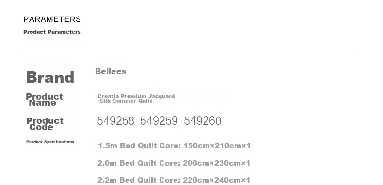 Bailisi Comforter, Mulberry Silk Winter Quilt, Protein Composite Filling, Thickened for Winter, Approximately 6.5 Ji 13