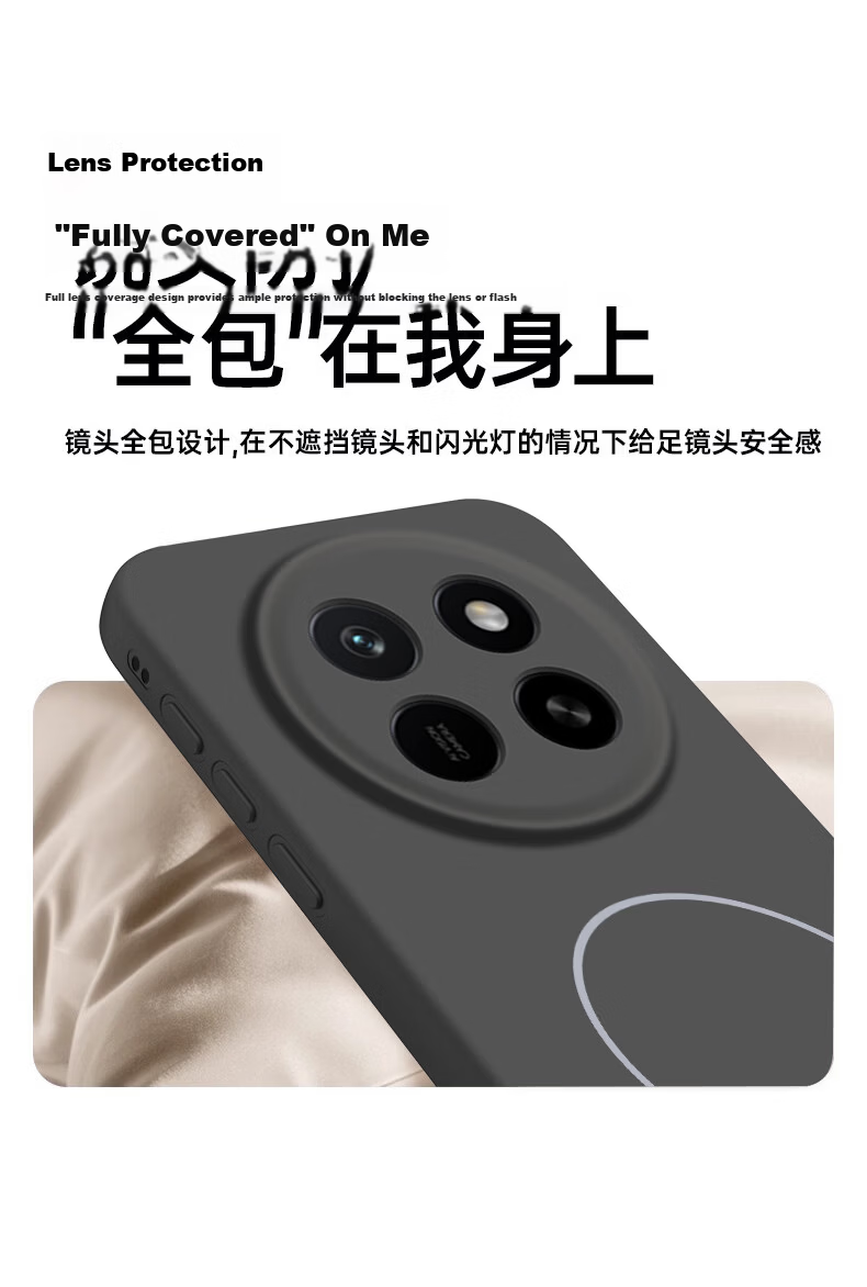 NEYAA Honor X80 Pro Max Case Full-Cover Ultra-Thin Skin-Feel Magnetic Liquid Silicone Shockproof Simple Unisex Graphite Black 9