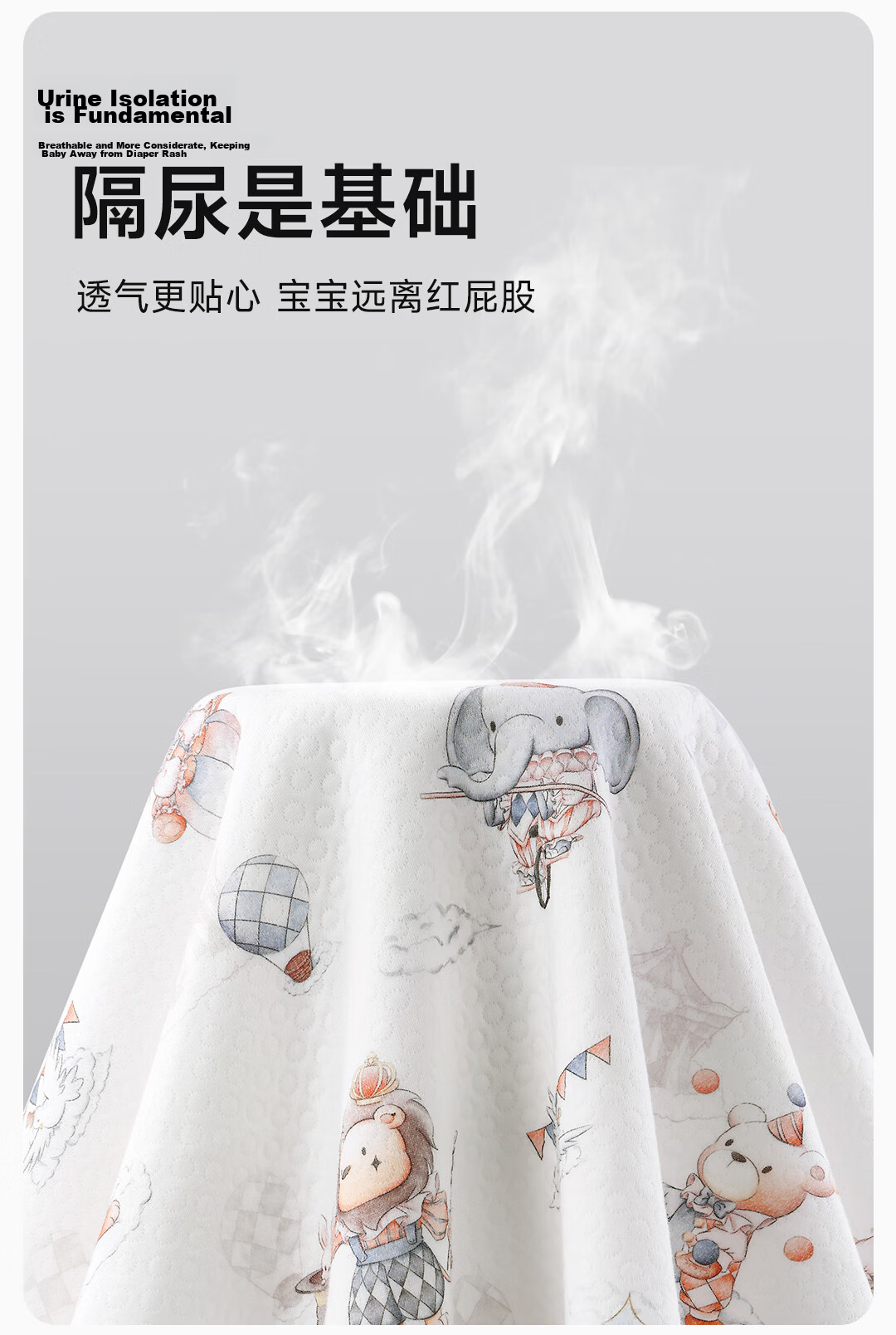 Tongkui Baby Washable Waterproof Breathable Cotton Large Diaper Pad Maternity Menstrual Mat Star Dream Bear 50x70cm 12