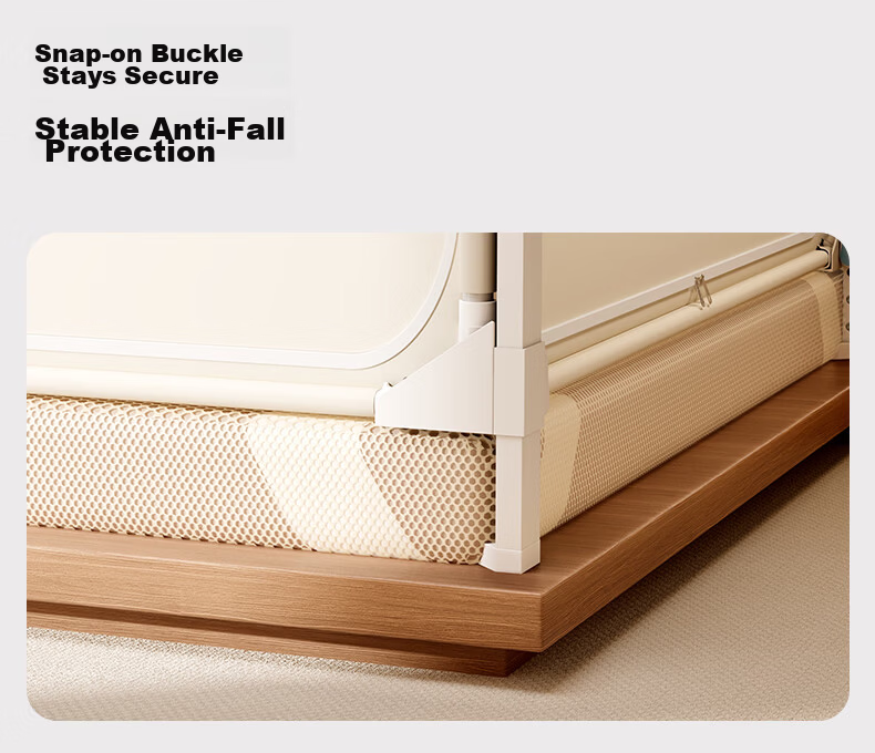 Lanwuxian Class A Household Dormitory Baby Fall Prevention Mosquito Net Fence, Three-Door Opening, 2.0*2.2 Meters 21