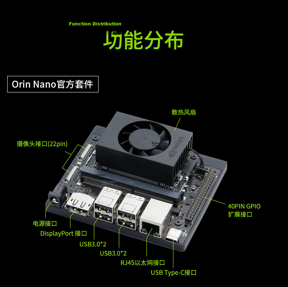 Yahboom NVIDIA Jetson Orin Nano Super 8GB Development Board ROS Main Control Kit AI Core Board Linux 17