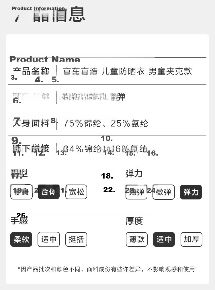 JD Jingzao [Cloud Sense Sunscreen] Children's Sun Protection Clothing Girls Boys 2024 Summer UV Protection Gray 150/72 21