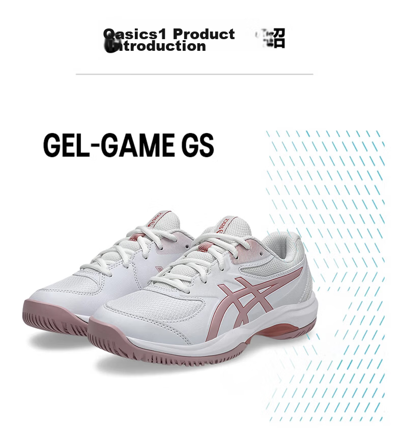 ASICS Kids Tennis Shoes GAME GS Youth Boys Girls Durable Sports Shoes 1044A083-400 Blue Green Size 35 12