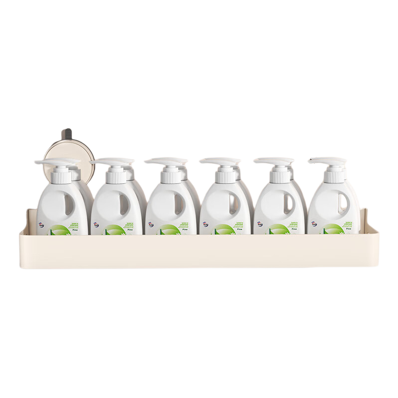 Yweel Suction Cup No-Drill Storage Rack, Bathroom Organizer Shelf, ABS Material