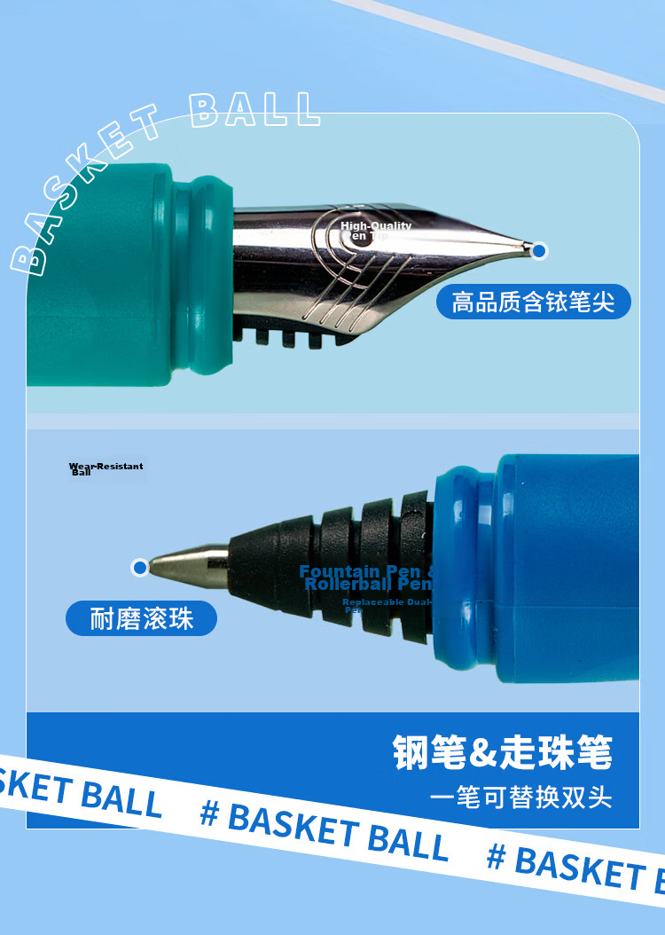 Schneider Fountain Pen for Students And Adults, Handwriting Practice Pen for Men And Women, Third Grade Writing Office Signature Ink Pen EF Nib, Yuegan-Natural Gree 3
