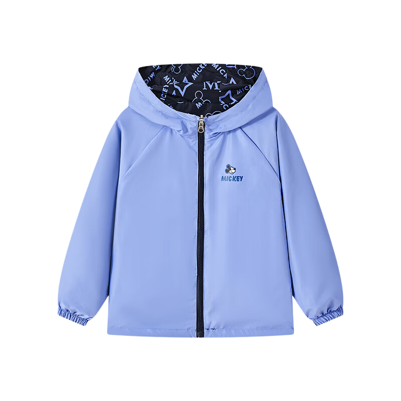 Dishini Double-Sided Wear Girls' Spring Coat Boys' 2026 New Children's Hooded Outerwear Baby Lightweight Jacket