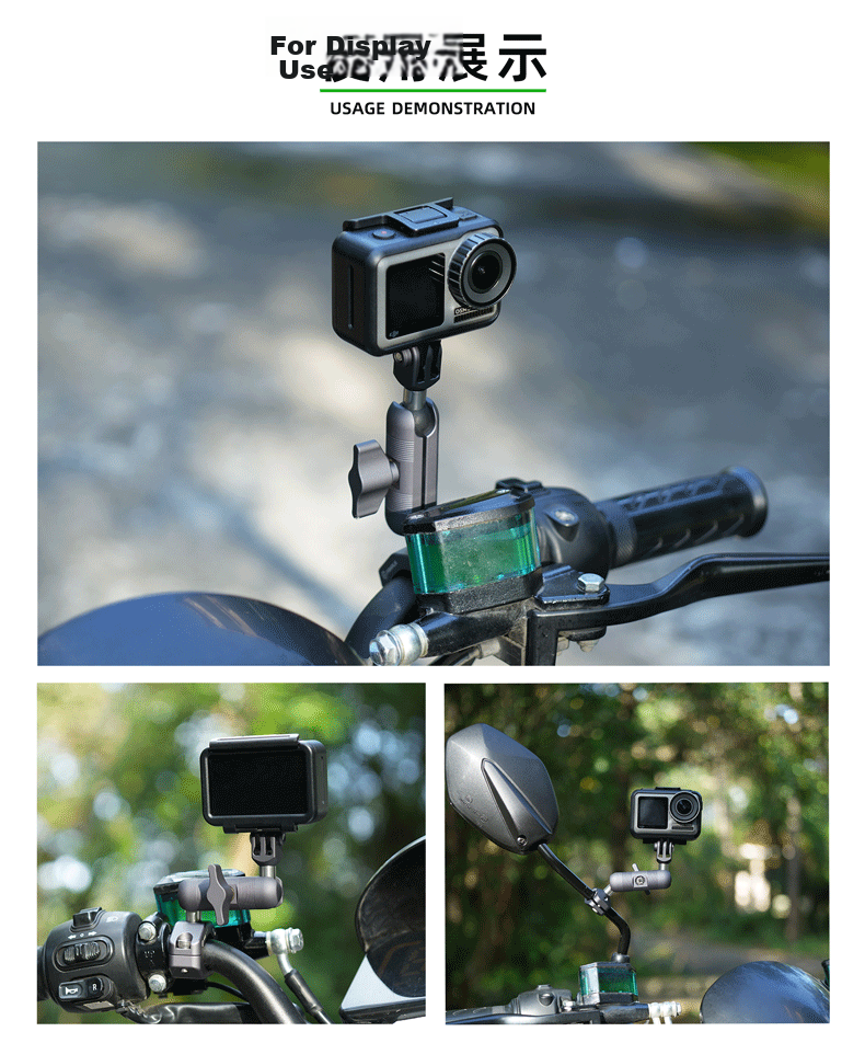 FANAUE 17mm Ball Head Linkage 15cm Car Phone Holder Extension Accessory Motorcycle Camera Arm Clamp Anti-Theft DA-150SF 7