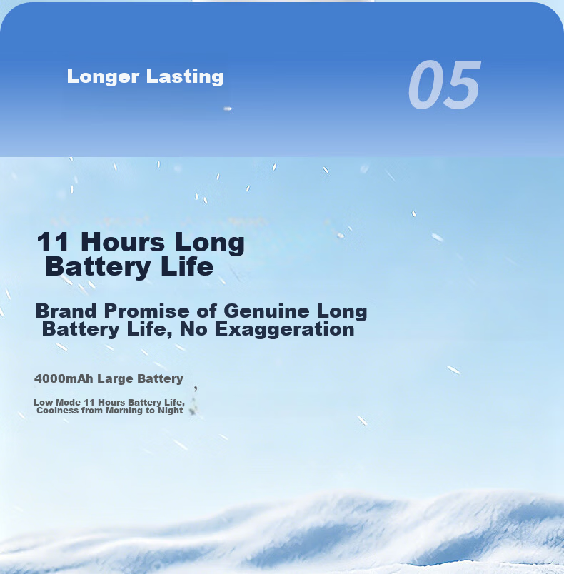 Gree [Bi Wenjun Same Style] Ultra-Quiet Handheld Semiconductor Cooling Mini Fan Portable Type-C Rechargeable Fan Outdoor Long Battery Life Camping Dorm Office 15