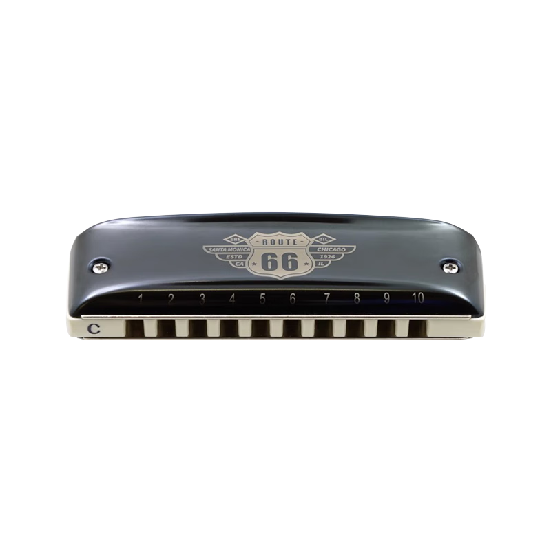 BoogieMAN [Yuan Yuan's Choice] No. 66 Highway Blues Paddy Ten-Hole Harmonica for Adults And Children Beginners C Key Harmonica