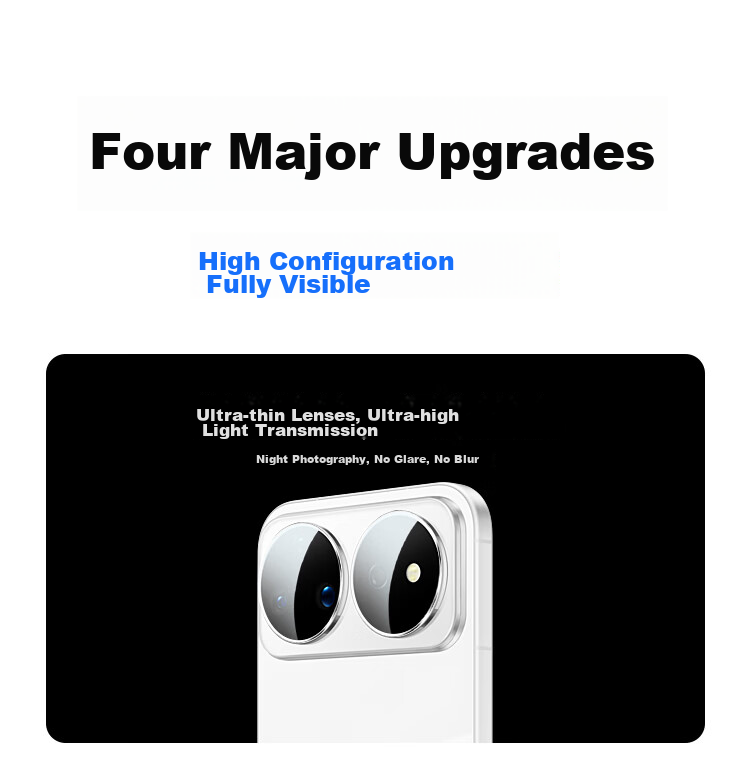 KOOLIFE [Value Pack of 2] Compatible with Huawei nova16 Pro Lens Protector Film, Rear Camera Protective Film for nova16pro, AR Anti-Reflective, Ultra-Thin, High-Definition, Drop-Resistant, Anti-Finger 4