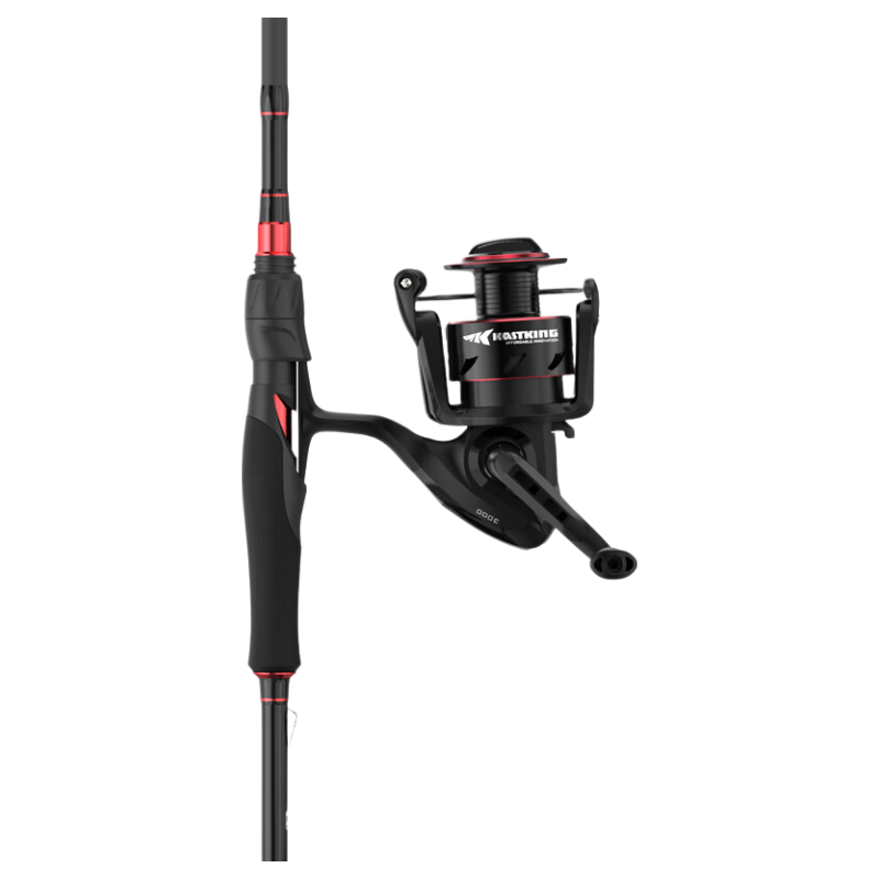 KastKing Lure Rod Set, Brutus Spinning Reel Set, Long-Casting Complete Fishing Rod Set, Topmouth Culter Rod