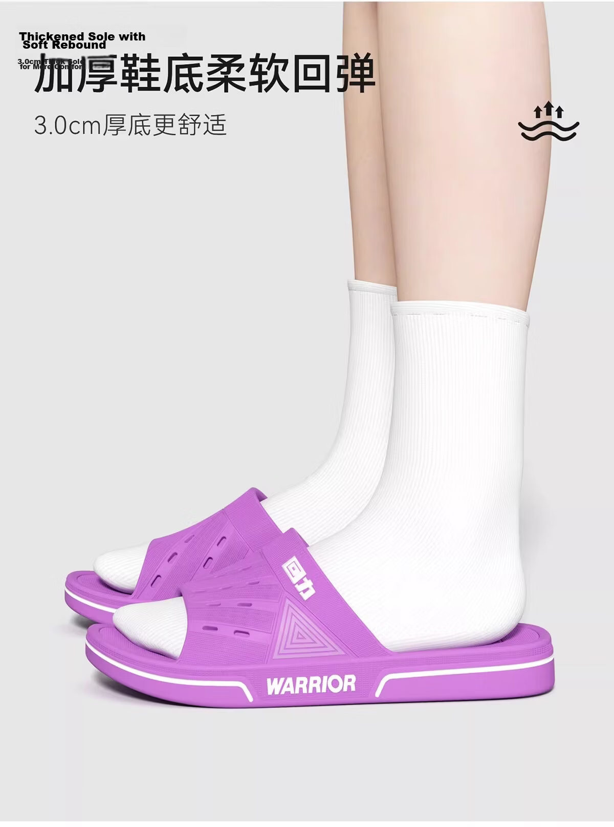 Huili Women's Summer New Home Indoor Non-Slip Odor-Resistant Bathroom Shower Slide Sandals, Peach Pink, Size 36 6