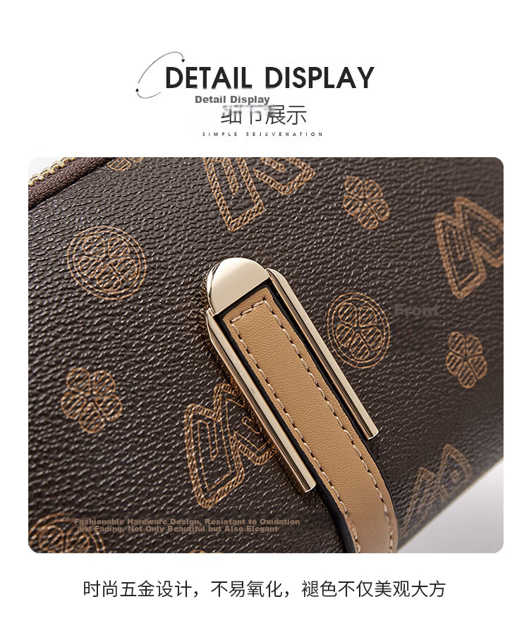 FOXER Women's Handbag, Large Capacity Shoulder Bag, Crossbody Bag, Phone Pouch, Small Purse, Light Luxury Valentine's Day Gift 18