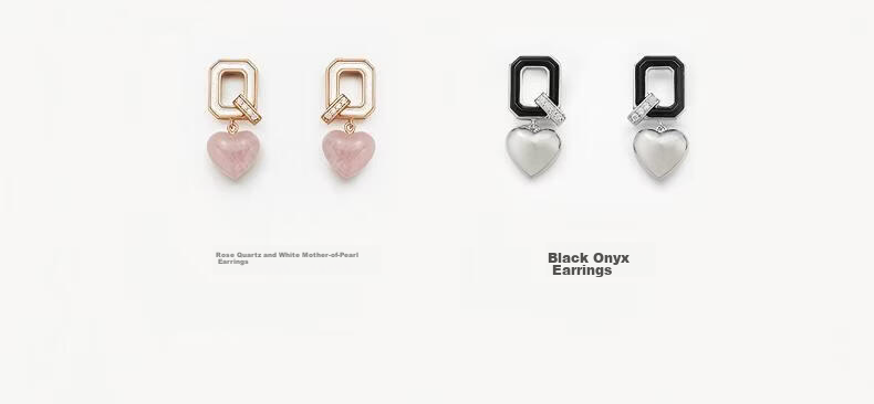 LOLA ROSE Q Series Earrings Black Onyx Birthday Festival Qixi Valentine's Day Gift for Girlfriend 11