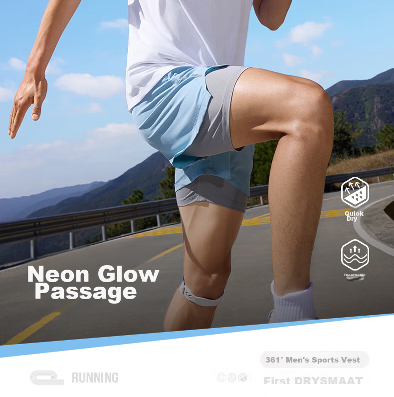 361° Men's Sports Vest Spring Summer New Quick-Dry Running Outdoor Training Breathable Sleeveless Top 652622503-5 2