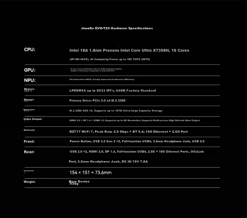GMK EVO-T2S Core Ultra X7 358H 64GB+2TB Mini Office Business Gaming PC OpenClaw Xiaolongxia Deployment 20