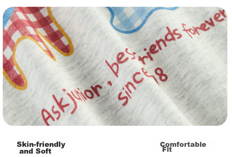 ASK JUNIOR 【7A Antibacterial】Children's Long Sleeve T-Shirt 2026 Autumn Big Kids Girls Cotton Sports Top 25