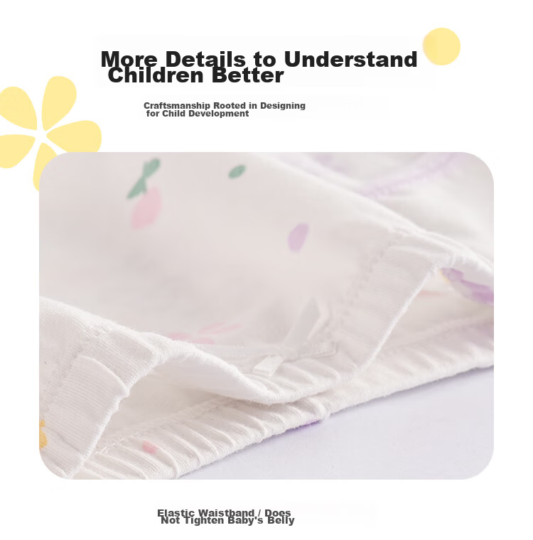 DEESHA Girls' Underwear, Children's Triangle Briefs, for Older Kids And Teenagers, Baby, Strawberry Rabbit Pattern, Size 160 5