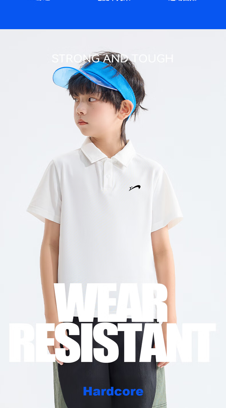 Guirenniao Kids Summer Set Boys Short Sleeve Polo Shirt Breathable Thin Two-Piece Sportswear 7
