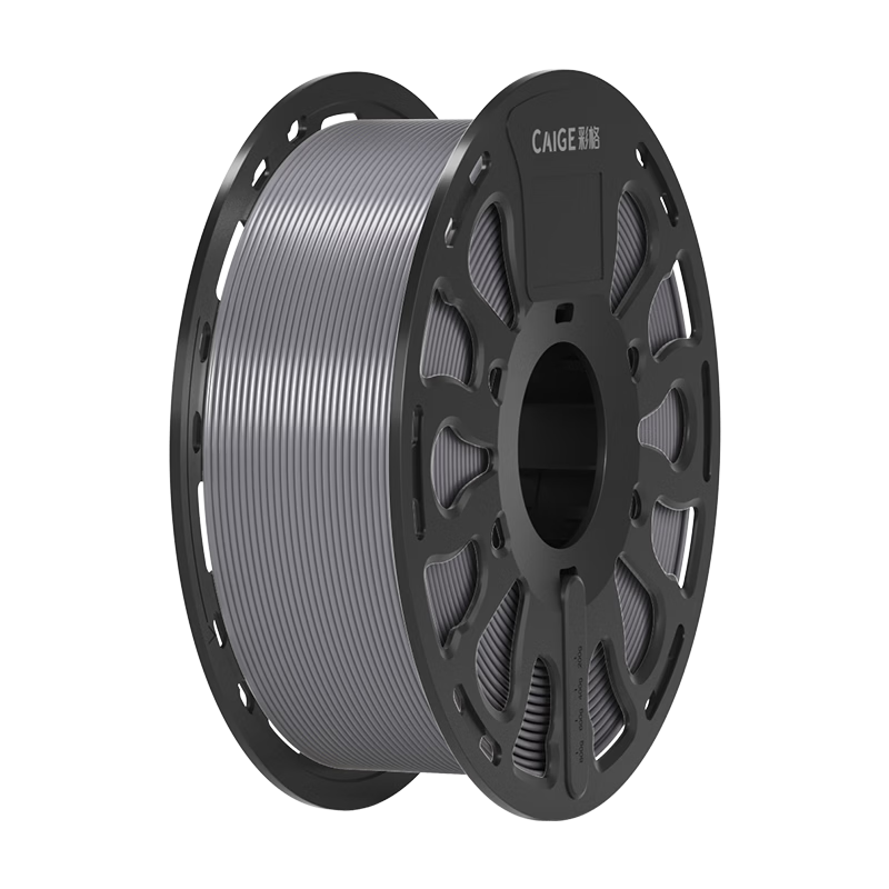 Caige 3D Printing Filament PETG 1.75mm Silver 1kg Compatible with Tazhu, Creality, Elegoo, Zongwei Cube, Aurora Erwo 3D Printers