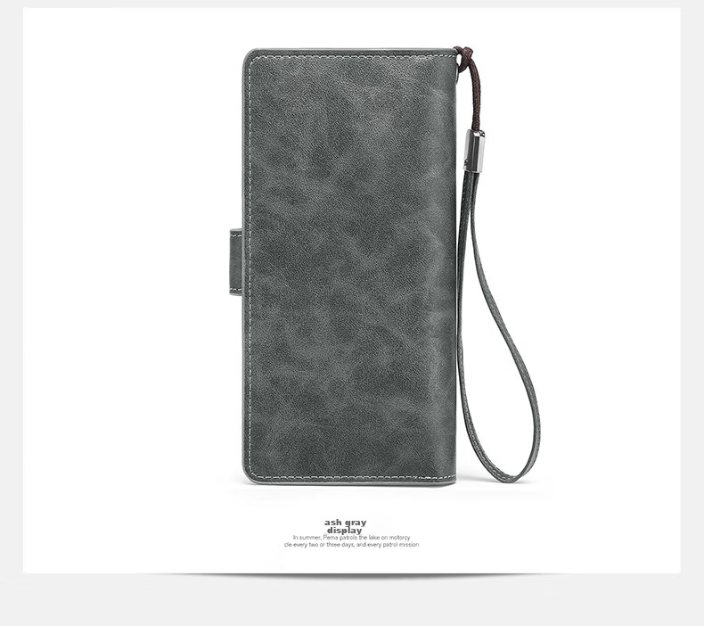 MashaLanti Men's Wallet, Long Style, Large Capacity, Leather Billfold, Handheld Multi-Card Slots, Coin Purse, All-In Design, Father's Day Gift 22