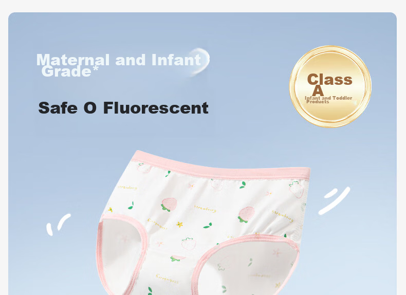 Niduoxiong Children's Underwear, Pure Cotton, Girls' Triangle Panties, Baby Girl Shorts, Toddler And Young Girl Shorts, No Wedgie 22