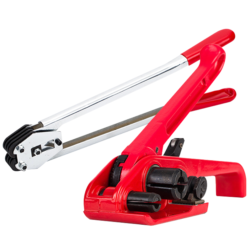 Haisidike [Jingcang Delivery] PET Plastic Steel Strap Manual Strapping Machine + Tensioner Durable Manual Plastic Steel Strapping Tool Universal 16-19 Strapping Machine HKW-121