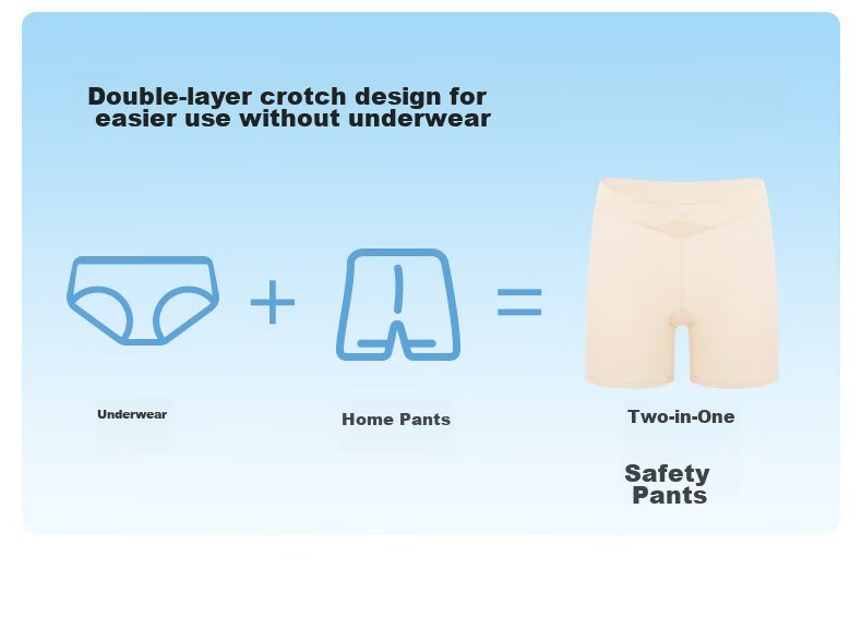 PurCotton Maternity 3-Inch Safety Shorts Anti-Exposure 7A Antibacterial Ultra-Thin Cooling High Elasticity Leggings Skin Tone 165 11