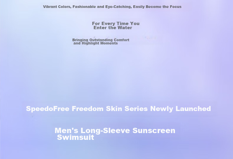 Speedo Free Series UV Protection Long Sleeve Swim Shirt Men Beach Outdoor High Elastic Slim Fit 2026 New Model 3