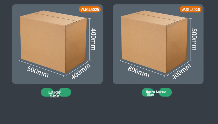 Kingdee 5-Pack Thickened Moving Boxes Medium 40x30x30cm Office Storage Packing Carton WJGL5023 14