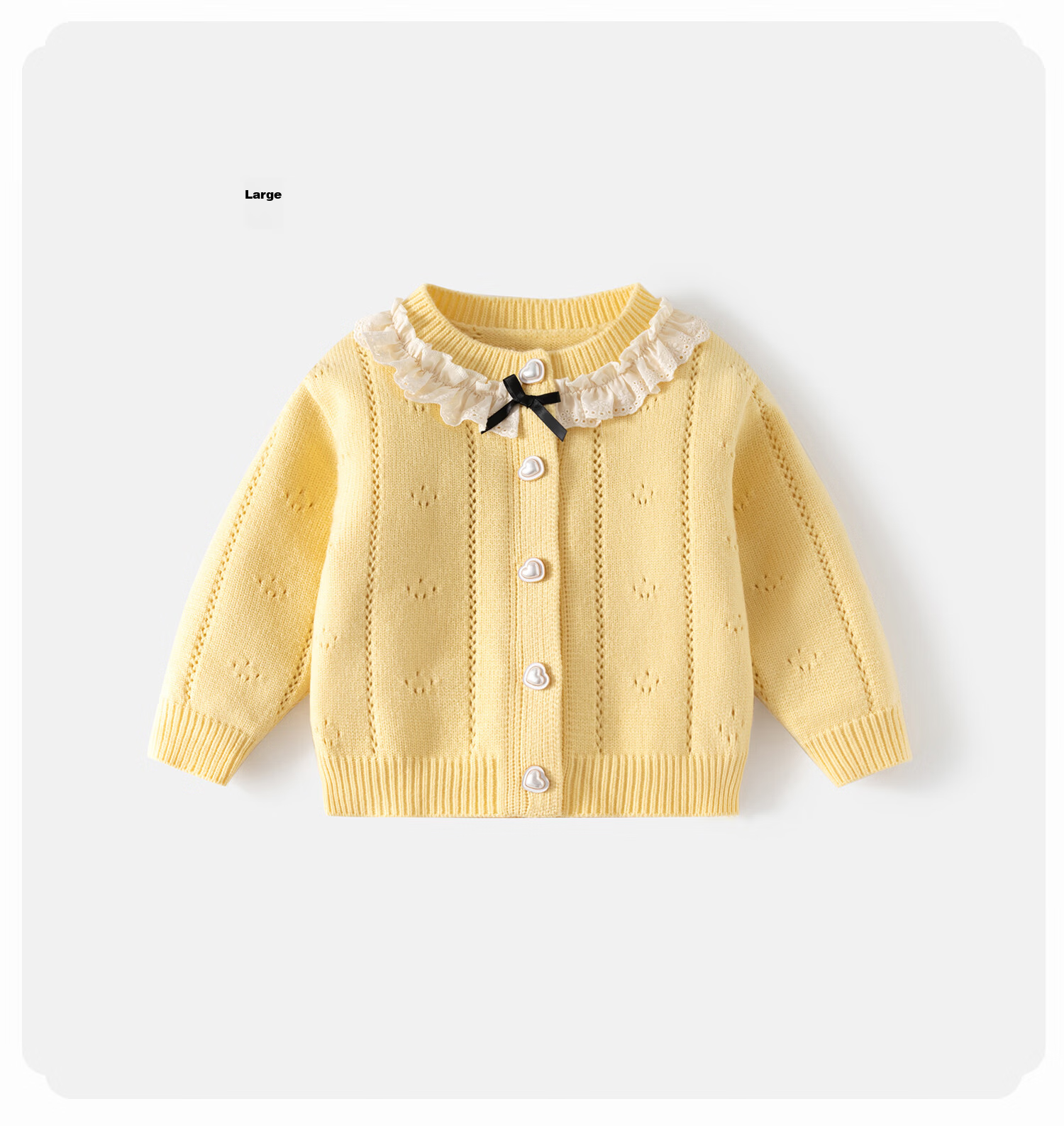 Banxidi Girls Sweater Spring 2026 New Children's Knitted Cardigan Baby Spring Autumn Jacket Toddler Knit Top 22