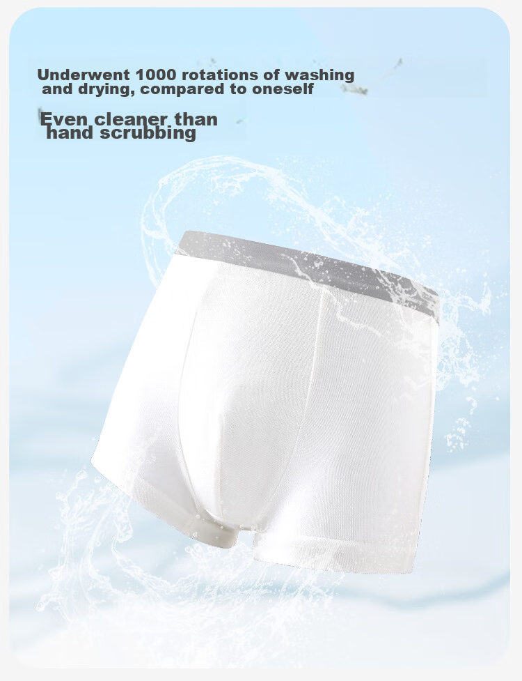 Jiusuibian Kids Disposable Underwear Boys Travel Daily Use One-Time Wear Wash-Free Shorts School Travel 1-Pack Class A Boxer Briefs 7