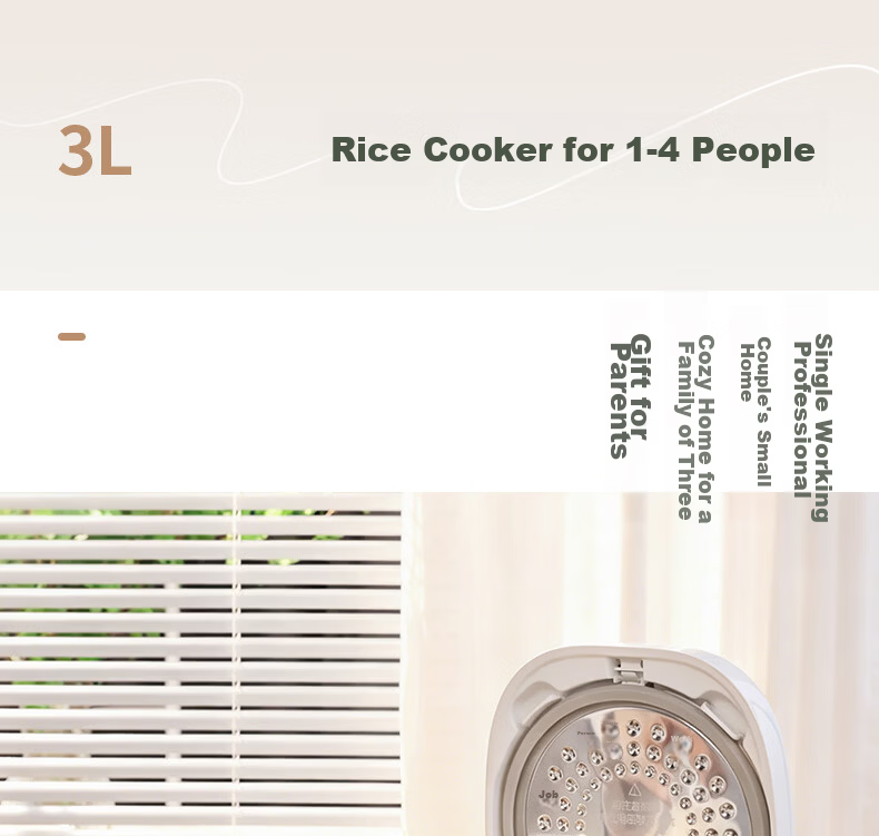 CUCKOO IH Rice Cooker 0-Coating Inner Pot 24H Reservation Quick Cook Multifunction Touch Screen White 3L 1-3 Person CR-HDS0610FW 12