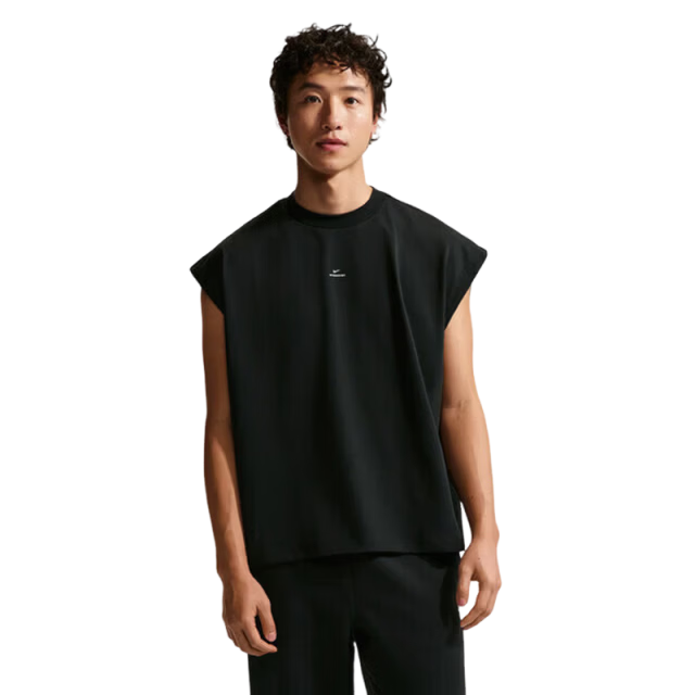 NIKE Men's Breathable Sports Knit Vest Loose Sleeveless IF2564-010 Black XL