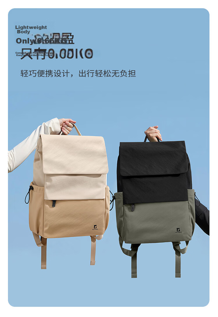 GOLF Lightweight Laptop Backpack 14/16 Inch Large Capacity Student Travel Business Bag 15