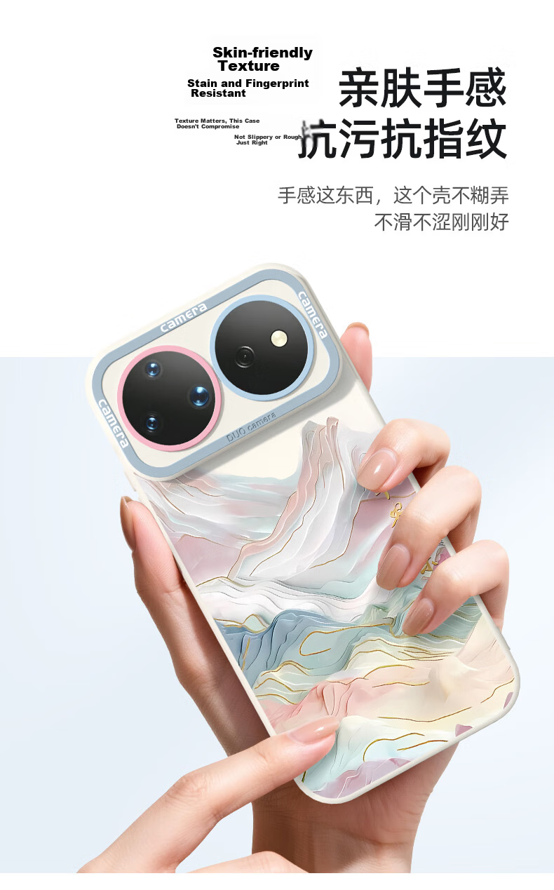 XP Huawei Nova 16 Pro Case Full Coverage Lens Protection Nova 16 Ultra Shockproof Cooling Silicone Case with Lanyard - Antique White 6