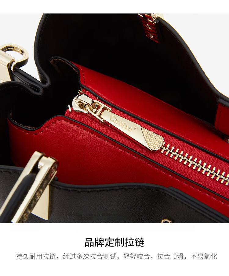 Kouyi Women's Leather Handbag High-Grade Single Shoulder Bag Large Capacity Birthday Gift for Girlfriend Wife 24