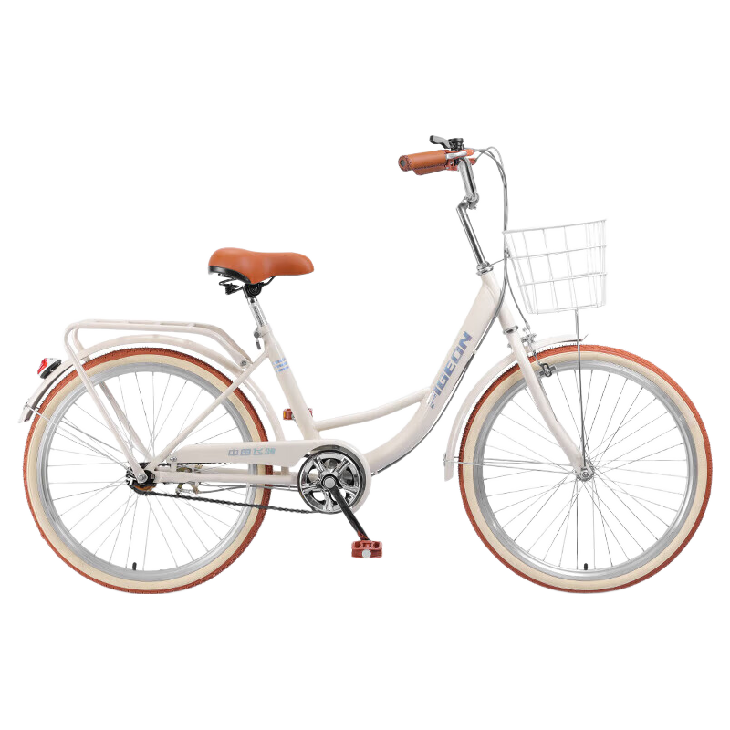 FG FLYING PIGEON 26-inch City Bicycle Low Step-Through Frame Unisex Adult Student Kids Urban Commuter Casual Bike