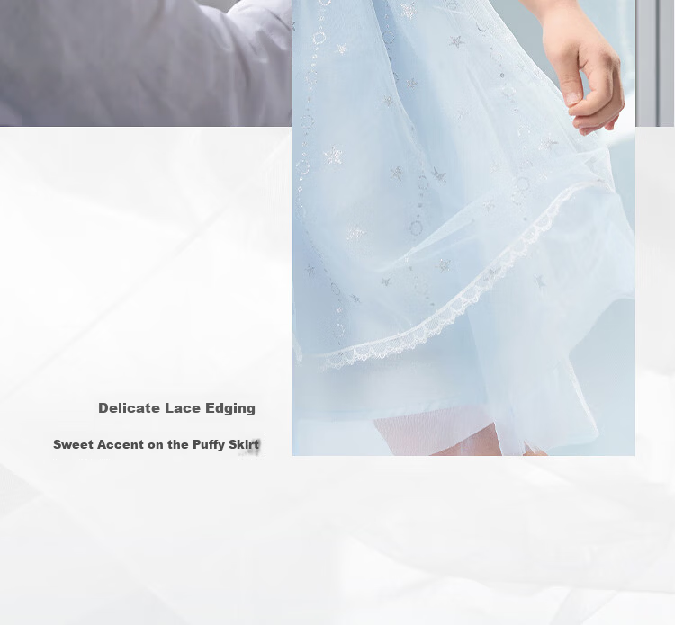 Balabala Girls Dress Children's Dress 2026 Summer New Baby Mesh Dress Sweet Princess Dress Exquisite Trendy 5