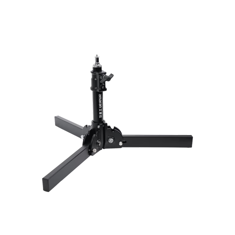 AMARAN Aputure Portable Foldable Floor Light Stand Fill Light Floor Stand Live Streaming Photography Background Light Support Tripod