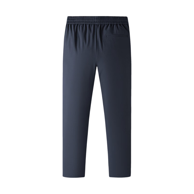 Yalu Men's Thickened Goose Down Straight Leg Pants Warm Loose Fit Fleece-Lined Winter 2025 Cold-Resistant Outdoor Trousers