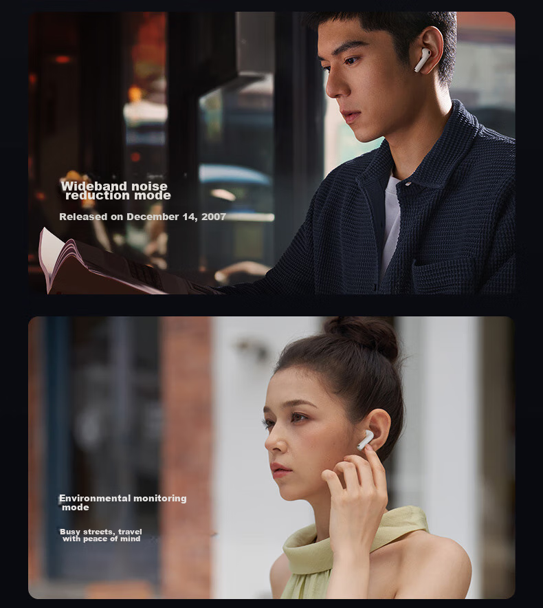 EDIFIER Evo Pro True Wireless Active Noise Cancelling Bluetooth Earphones, Wireless Earbuds, In-Ear Headphones, Compatible with Apple, Huawei, Xiaomi, OPPO, Midnight Blue, Graduation Gift 19