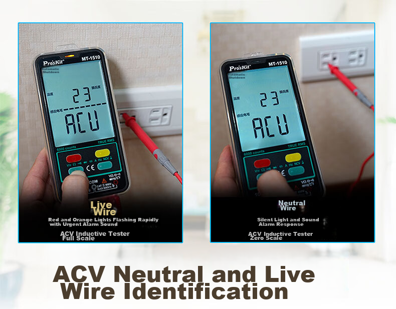 Pro'sKit MT-1280D Digital Multimeter, LCD Display, Intelligent Burn Protection, Universal Meter, Electrician's Meter 11
