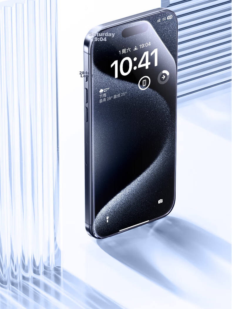 DIVI [Value 2-Pack] Tempered Glass Screen Protector for iPhone 15 Pro, Dustproof, Drop-Resistant, Anti-Fingerprint, Ultra-Thin Full Coverage Full Screen Protector with Dust-Free Installation Kit 22
