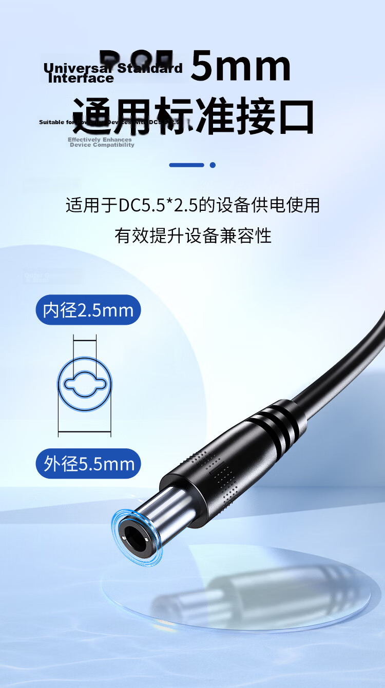 NVV 15V 2A Power Adapter for Computer Monitor Wall-Mounted POE Switch Sansui Outdoor Speaker Trolley Speaker Charger 5.5x2.5mm 3