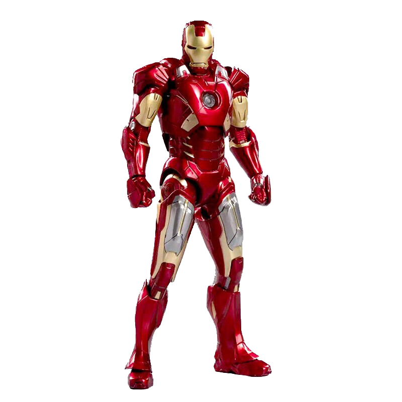 Marvel Iron Man MK7 Action Figure Model with Articulated Joints, Boys' Birthday Gift